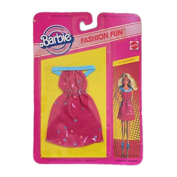 Mattel Other - Barbie Fashion Fun City Shopping 1982 NRFP #5716‎
